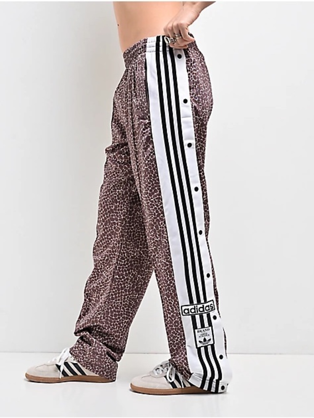 Adidas originals break track pants giraffe print women’s xxs